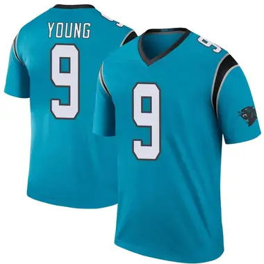 Bryce Young Men's Legend Blue Carolina Panthers Color Rush Jersey