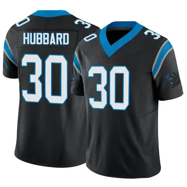 Chuba Hubbard Men's Limited Black Carolina Panthers Vapor F.U.S.E. Jersey