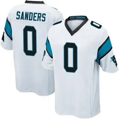Ja'Tavion Sanders Men's Game White Carolina Panthers Jersey