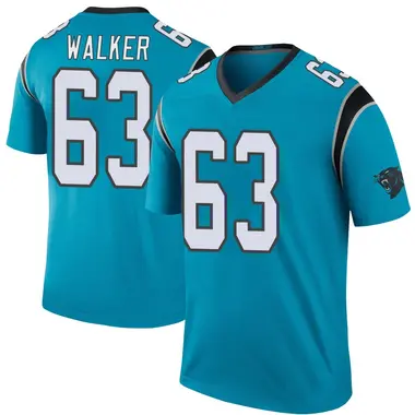Rasheed Walker Men's Legend Blue Carolina Panthers Color Rush Jersey