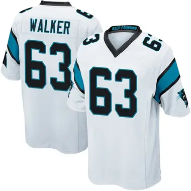 Rasheed Walker Youth Game White Carolina Panthers Jersey