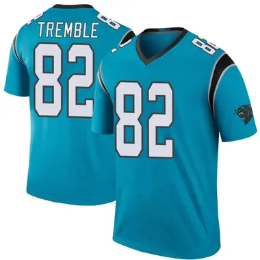 Tommy Tremble Men's Legend Blue Carolina Panthers Color Rush Jersey